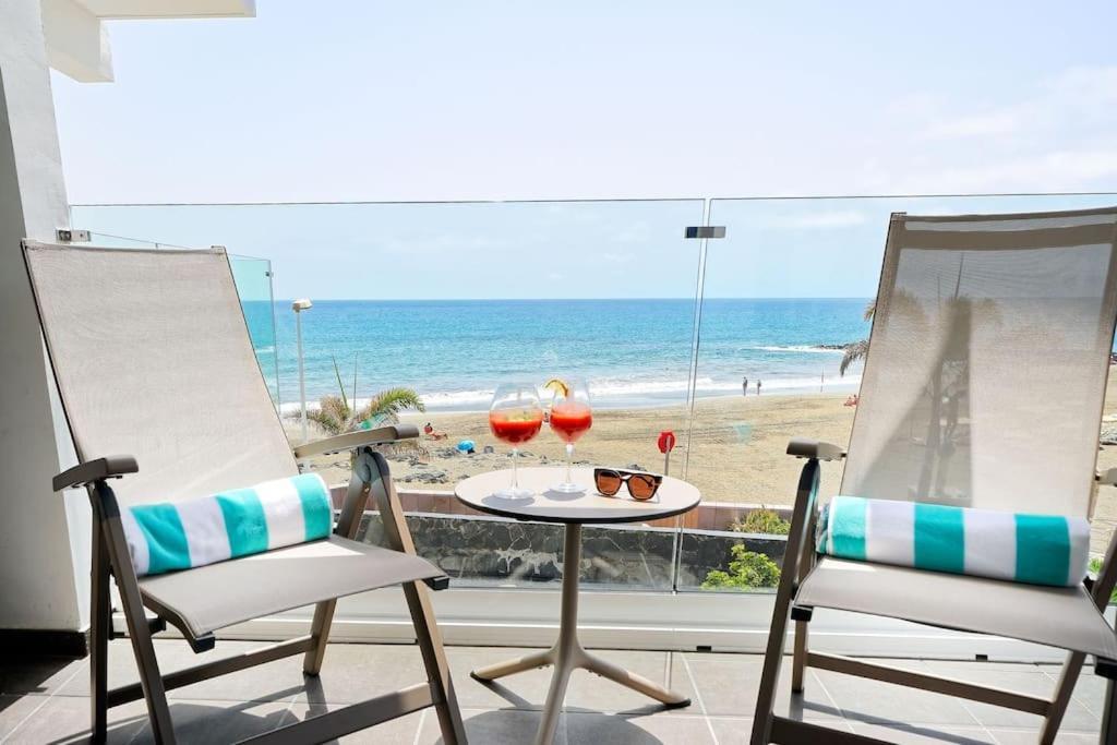 דירות San Agustín Amapola Blue Sea - Recien Reformado, Frente Al Mar מראה חיצוני תמונה