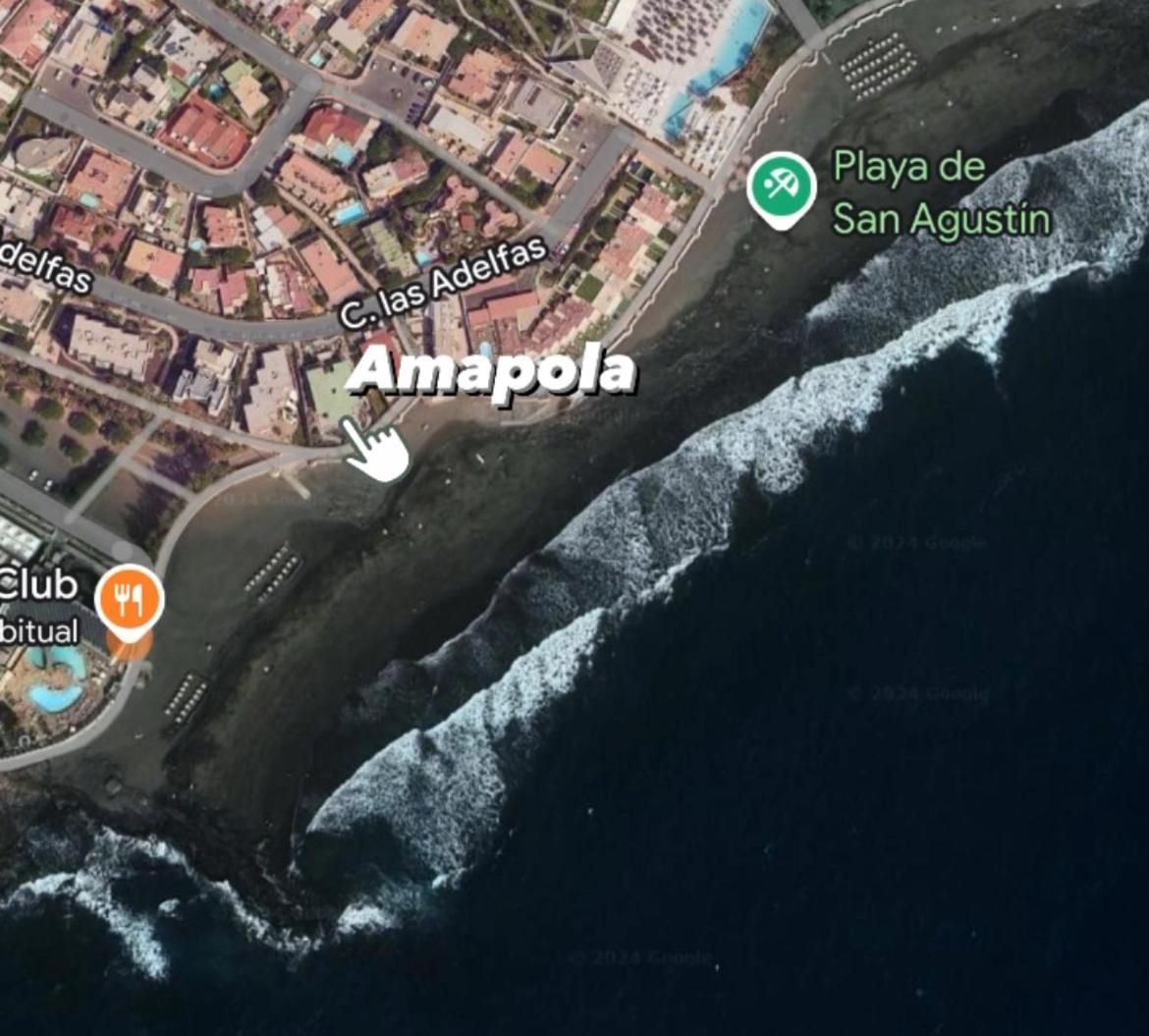 דירות San Agustín Amapola Blue Sea - Recien Reformado, Frente Al Mar מראה חיצוני תמונה