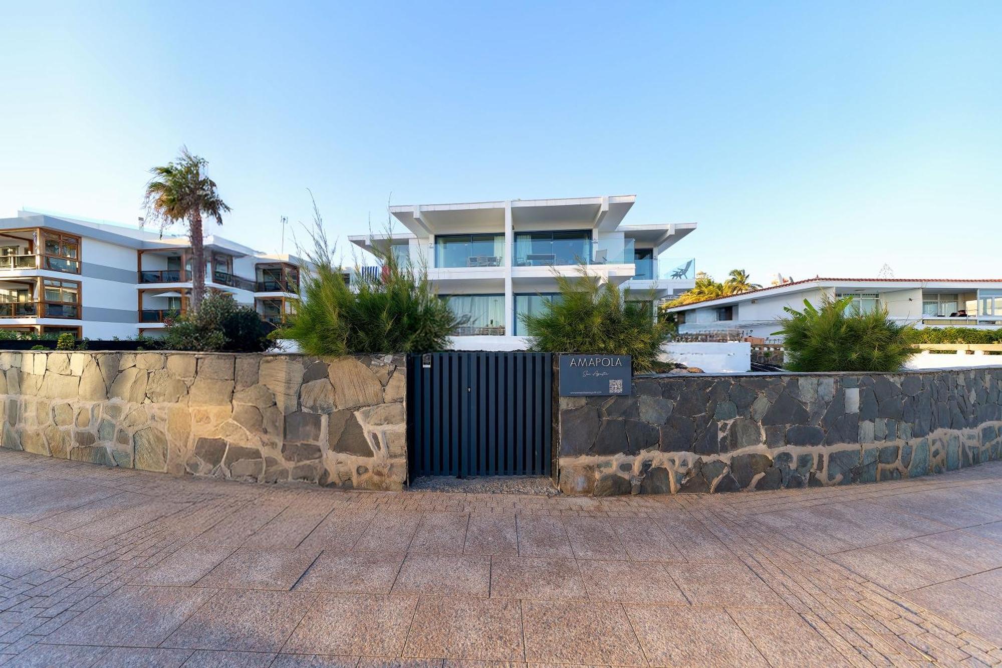 דירות San Agustín Amapola Blue Sea - Recien Reformado, Frente Al Mar מראה חיצוני תמונה