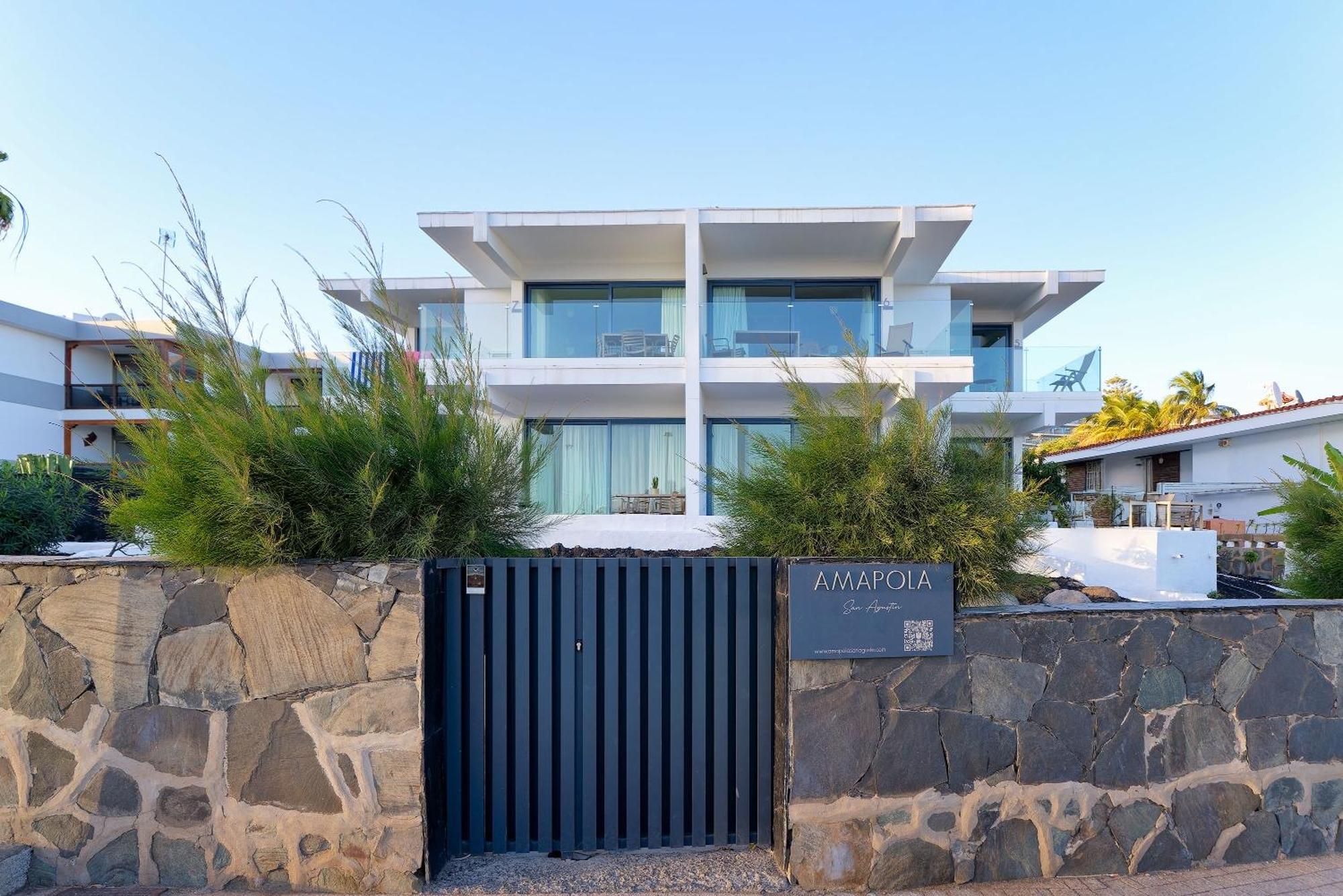 דירות San Agustín Amapola Blue Sea - Recien Reformado, Frente Al Mar מראה חיצוני תמונה